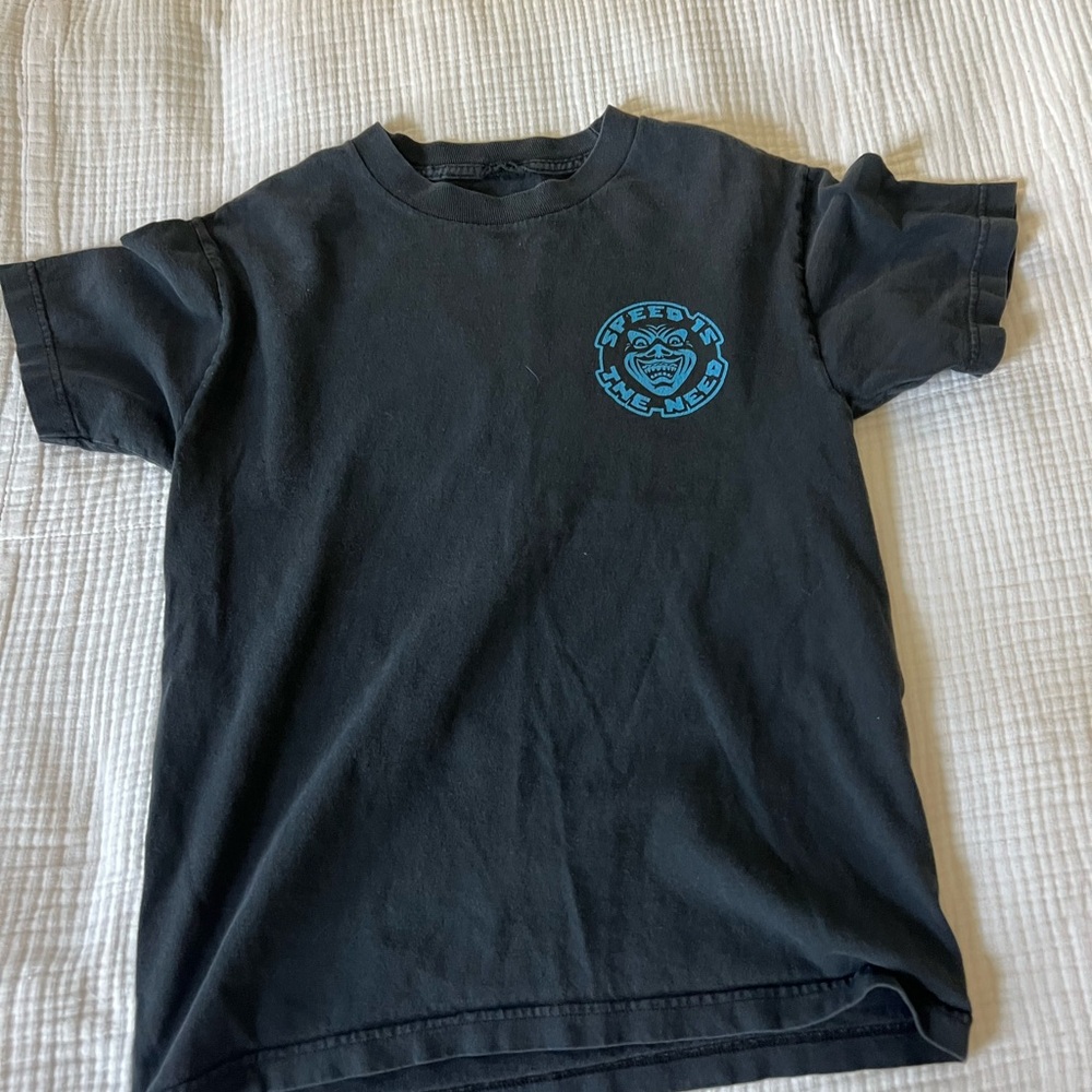 Kids Black Graphic T-Shirt